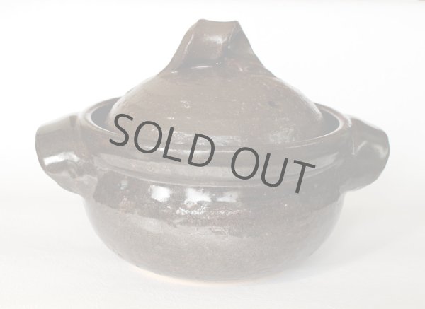 Photo2: Shigaraki pottery deep donabe pot ameyu professional rice cooker D22cm (2)