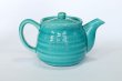 Photo7: Mino ware Japanese tea pot miyabi turquoise blue stainless tea strainer 540ml (7)