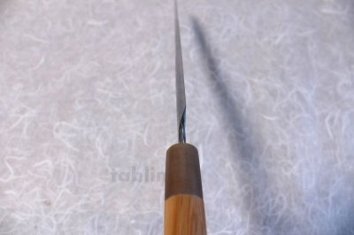 Photo1: SAKAI TAKAYUKI Japanese knife Yasuki White-2 steel With Carving Dragon Sashimi