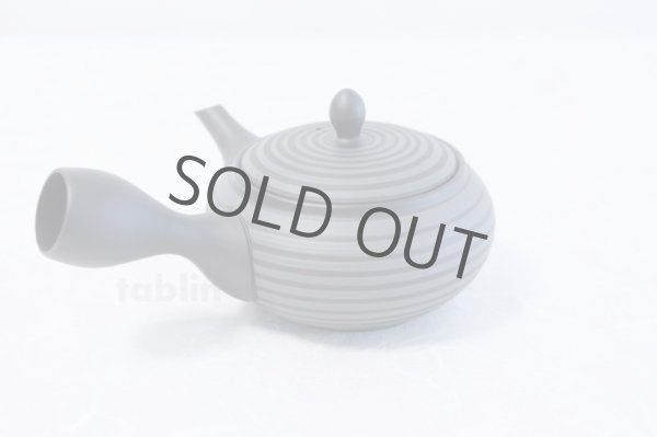 Photo2: Tokoname yaki ware Japanese tea pot Horyu ceramic tea strainer 280ml (2)