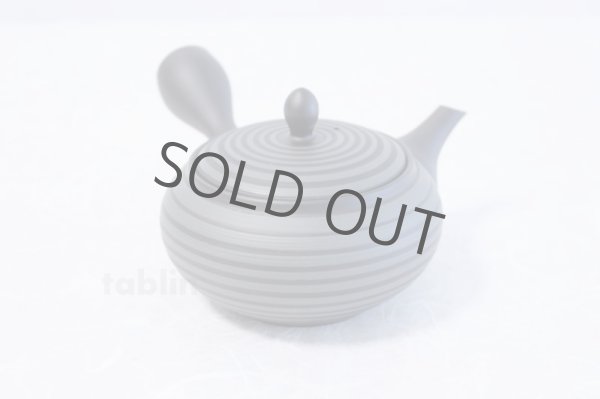 Photo3: Tokoname yaki ware Japanese tea pot Horyu ceramic tea strainer 280ml (3)