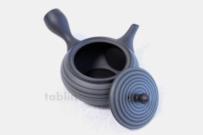 Photo1: Tokoname yaki ware Japanese tea pot Horyu ceramic tea strainer 280ml
