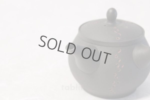 Photo4: Tokoname ware Japanese tea pot kyusu ceramic strainer YT Sekiryu notauchi 340m (4)