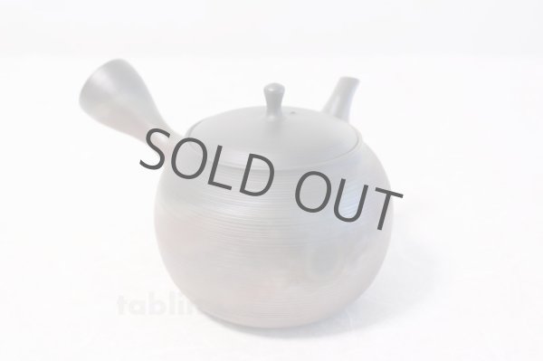Photo3: Tokoname yaki ware Japanese tea pot Gyokko ceramic tea strainer hogama 480ml (3)