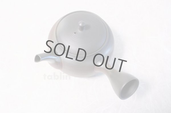 Photo5: Tokoname yaki ware Japanese tea pot Gyokko ceramic tea strainer hogama 480ml (5)
