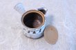 Photo5: Hagi yaki ware Japanese tea pot White kairagi Deishi kyusu pottery tea strainer   (5)