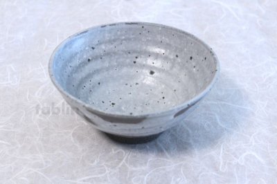 Photo2: Shigaraki pottery Japanese tea bowl white glaze hira chawan Matcha Green Tea 