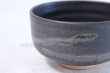 Photo5: Shigaraki pottery Japanese tea bowl black do nagashi chawan Matcha Green Tea  (5)