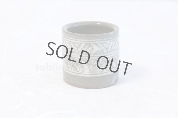 Photo5: Kiyomizu Kyoto porcelain Japanese tea ceremony lid rest Futaoki mishima Kiyokazu (5)