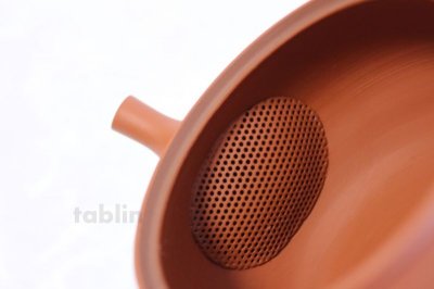 Photo1: Tokoname YT ware Japanese tea pot Gyokko ceramic tea strainer red syudei 300ml