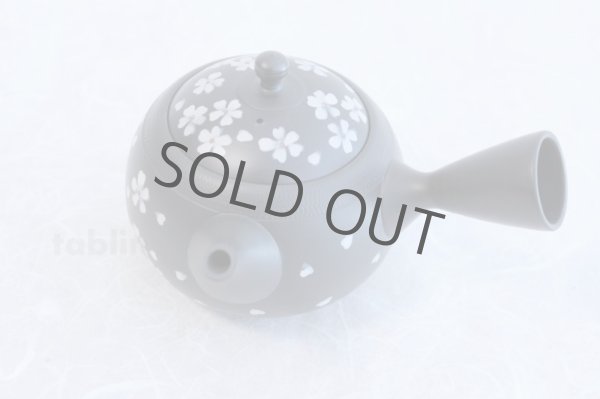 Photo3: Tokoname ware Japanese tea pot kyusu ceramic strainer YT Hokuryu plum k 350ml (3)