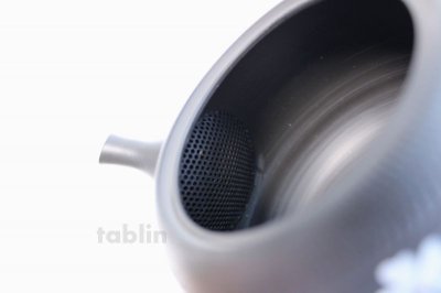 Photo1: Tokoname ware Japanese tea pot kyusu ceramic strainer YT Hokuryu plum k 350ml