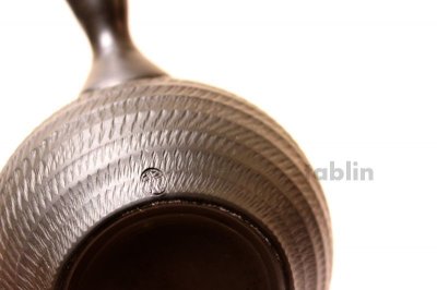 Photo3: Tokoname ware Japanese tea pot kyusu ceramic strainer YT Hokuryu sakura 300ml