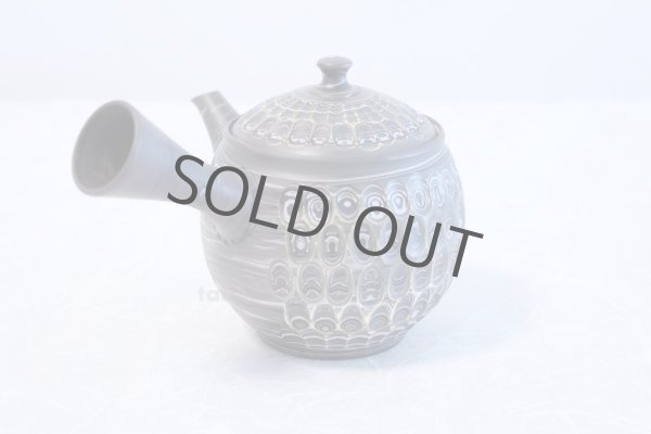 Photo3: Tokoname ware Japanese tea pot kyusu ceramic strainer YT Kenji amime miga 380ml (3)