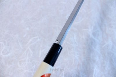Photo1: SAKAI TAKAYUKI Japanese knife Kasumitogi Yasuki white steel Sashimi any size 