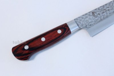 Photo1: SAKAI TAKAYUKI hammered Damascus 33 layer VG-10 Japanese knife any type