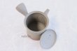Photo8: Tokoname ware Japanese tea pot Gyokko ceramic tea strainer yakishime st 230ml (8)