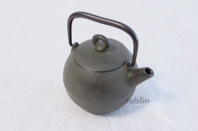 Photo3: Japanese Cast Iron Teapot Kyusu Nambu Tetsubin Ikenaga hikobae 350 ml