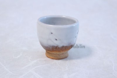 Photo2: Japanese tea set pot cups Houhin White glaze pottery tea strainer 260ml