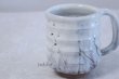 Photo3: Hagi yaki ware Japanese pottery mug coffee cup to white glaze Keiichiro 300ml (3)