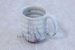 Photo4: Hagi yaki ware Japanese pottery mug coffee cup to white glaze Keiichiro 300ml (4)