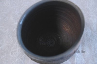 Photo2: Hagi yaki ware Japanese vase Hagiretu monka Kohei H 18.5cm