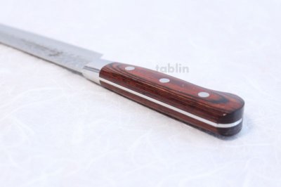 Photo1: SAKAI TAKAYUKI Japanese knife 33-layer Damascus core VG-10 Kiritsuke hammered Kengata sashimi 270mm