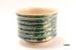 Photo1: Mino ware tea bowl Oribe Kezuri chawan Matcha Green Tea Japan (1)