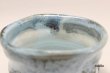 Photo5: Mino ware tea bowl Nezumi Shino Unofu chawan Matcha Green Tea Japan (5)