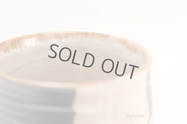 Photo5: Tokoname ware tea bowl Ichimatu tetukuro chawan Matcha Green Tea Japanese (5)