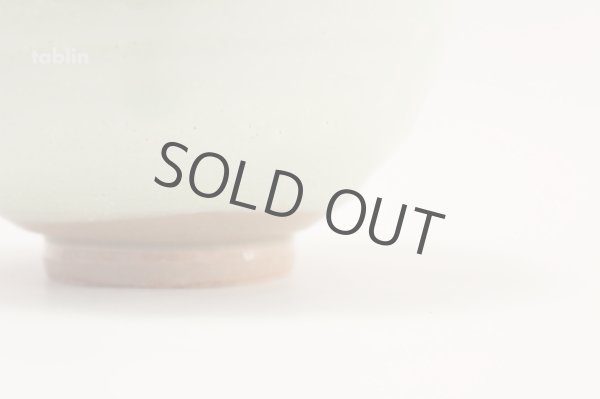 Photo4: Tokoname ware tea bowl light green glaze kobiki chawan Matcha Green Tea Japanese (4)