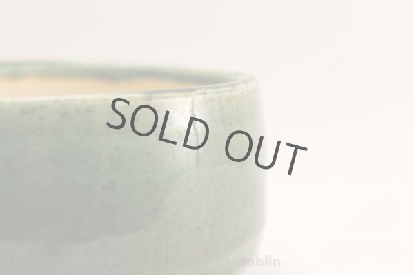 Photo4: Mino yaki ware Japanese tea bowl So Oribe chawan Matcha Green Tea (4)