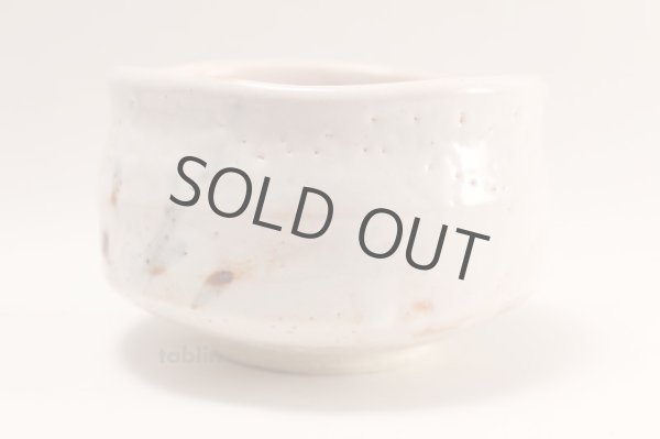 Photo9: Mino yaki ware Japanese tea bowl Sakura shino chawan Matcha Green Tea (9)