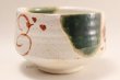 Photo3: Mino yaki ware Japanese tea bowl Shino Oribe nagashi chawan Matcha Green Tea (3)