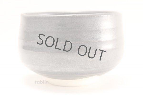 Photo3: Mino yaki ware Japanese tea bowl Shino kuro yu chawan Matcha Green Tea (3)