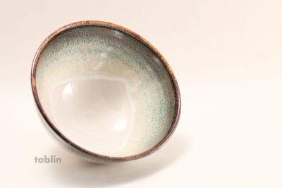 Photo1: Kiyomizu Kyoto yaki ware Japanese tea bowl Kyo Karatu chawan Matcha Green Tea
