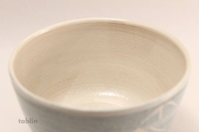 Photo1: Kiyomizu Kyoto yaki ware Japanese tea bowl Gosuzasa chawan Matcha Green Tea