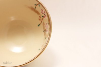 Photo1: Tokoname ware Japanese tea bowl Senfude Raku sakura chawan Matcha Green Tea