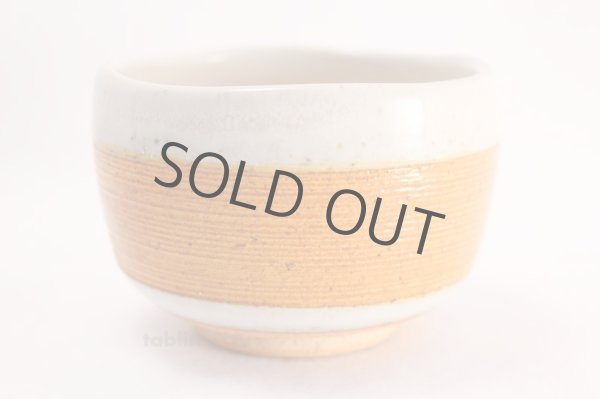 Photo2: Mino yaki ware Japanese tea bowl Kohaku sendan chawan Matcha Green Tea (2)
