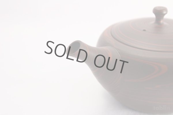 Photo4: Tokoname yaki ware Japanese tea pot Tosen wide ceramic tea strainer 200ml (4)