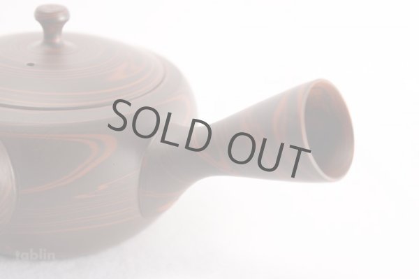 Photo5: Tokoname yaki ware Japanese tea pot Tosen wide ceramic tea strainer 200ml (5)
