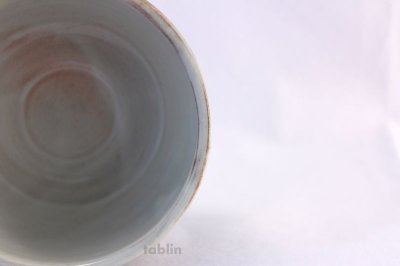 Photo1: Mino yaki ware Japanese tea bowl Gohonte haku chawan Matcha Green Tea