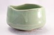 Photo4: Mino yaki ware Japanese tea bowl green glaze chawan Matcha Green Tea (4)