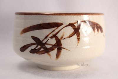 Photo2: Mino yaki ware Japanese tea bowl Shino tadasaku chawan Matcha Green Tea