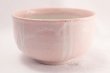 Photo1: Mino ware Japanese tea bowl Sakurashino pink togusa chawan Matcha Green Tea (1)