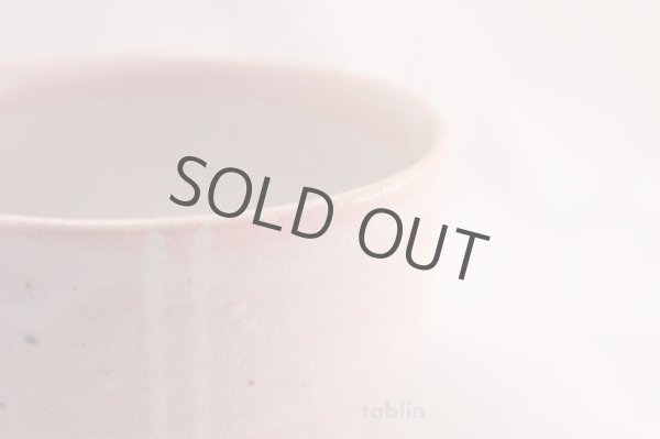 Photo4: Mino ware Japanese tea bowl Sakurashino pink togusa chawan Matcha Green Tea (4)