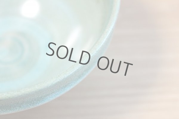 Photo5: Mino yaki ware Japanese tea bowl Ryoku kessho kyo tei chawan Matcha Green Tea (5)