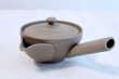 Photo2: Tokoname yaki ware Japanese tea pot Yakishime morisei ceramic tea strainer 200ml (2)