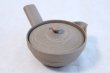 Photo3: Tokoname yaki ware Japanese tea pot Yakishime morisei ceramic tea strainer 200ml (3)