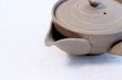 Photo1: Tokoname yaki ware Japanese tea pot Yakishime morisei ceramic tea strainer 200ml (1)
